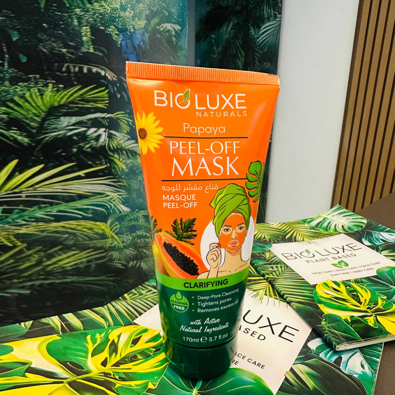 PAPAYA PEEL OFF FACE MASK 170ML (BIOLUXE SERIES)